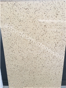 Yellow Diamond Quartz Stone/Artificial Marble Stone Slabs&Tiles Linear