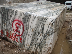 Crystallina Semi-White Marble Blocks