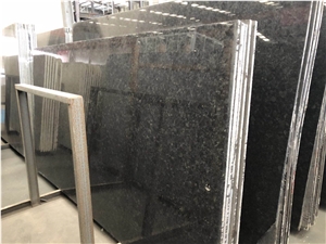 Black Ink Jade Pearl Granite Polished Slab/Tile for Floor & Wall