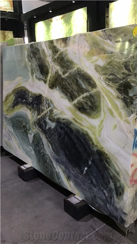 Glacier Jade Onxy Polished Slab/Tile/Cut to Size for Floor&Wall