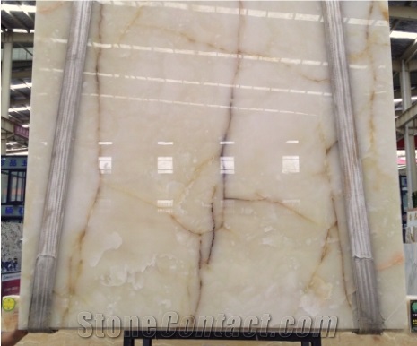Ice Jade Onxy Polished Slab/Tile/Cut to Size for Floor&Wall