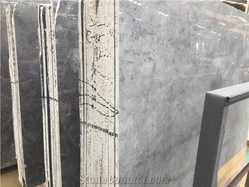 Italy Silver Grey Marble Polished Slab/Tile/Cut to Size for Floor&Wall