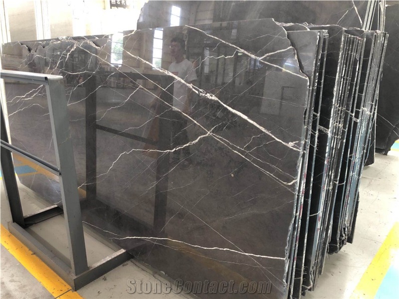 Pietro Grey Marble Polished Slab/Tile/Cut to Size for Floor & Wall