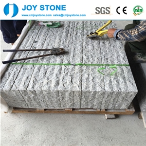 Cheap Chinese Grey Granite Hubei G603 Padang Sesame White Flamed Steps