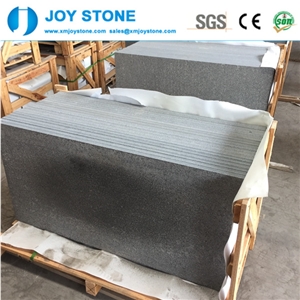 Good Flamed Dark Grey G654 Padang Dunkel Granite 2.5cm Floor Tiles