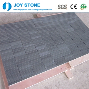 New Design Basalt Stone Polished Black Mosaic Tile 30x30