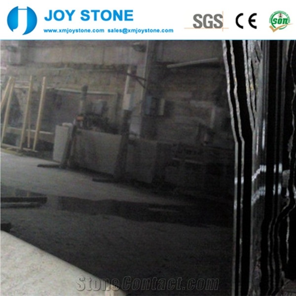 Polished China Absolute Shanxi Black Granite Gangsaw Slab