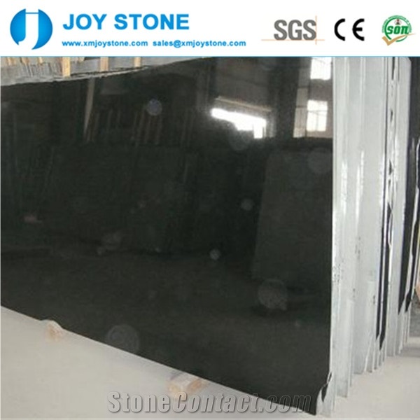 Polished China Chanxi Beiyue Black Granite Big Slabs Tiles for Sales