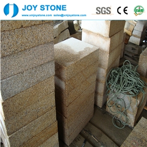 Wholesale G682 Yellow Rusty Granite Road Kerb Stone for Construction