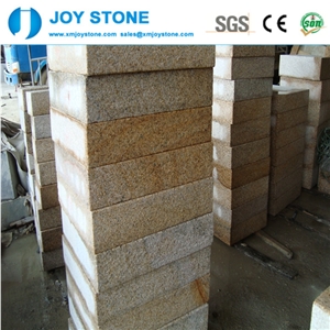 Wholesale G682 Yellow Rusty Granite Road Kerb Stone for Construction
