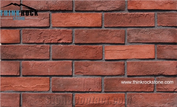 Antique Red Brick, for Faux Brick Wall Panels