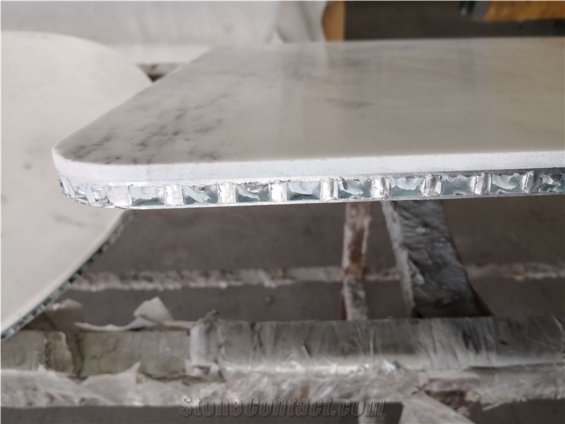 Carrara White Lightweight Honeycomb Panels/Aluminum Honeycomb Panel