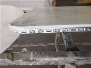 Carrara White Lightweight Honeycomb Panels/Aluminum Honeycomb Panel