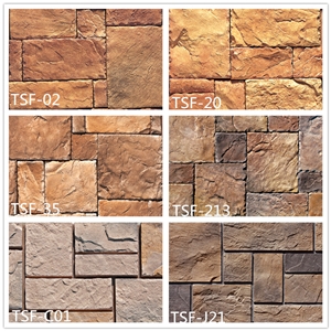 Castle Stone Veneer, Faux Rock for Exterior Wall Panels