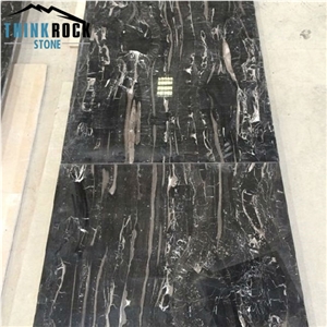 China Black Silver Dragon Marble Composite Sandwich Panels
