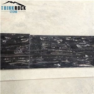 China Black Silver Dragon Marble Composite Sandwich Panels