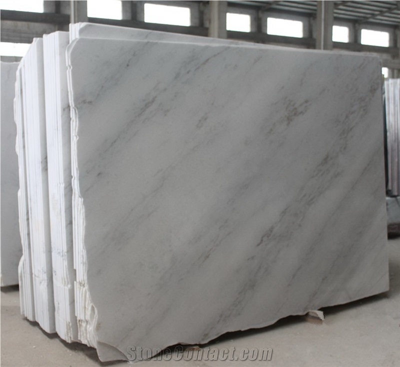China Guangxi White Marble Slab Tile Wall Cladding Flooring