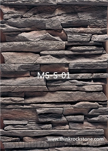 Chinese Artificial Culture Stone Wall Slates Indoor Outdoor Decoration