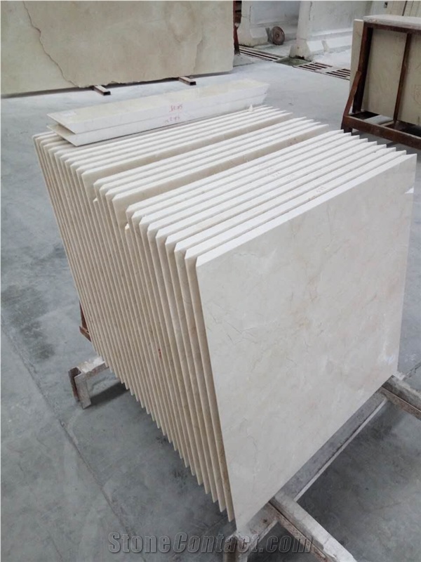 Cream Marfil Beige Marble Tiles Slabs for Floor Wall Cladding Coutertops