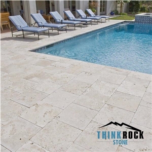 Eco Travertine Building Material Of Patio Stone Pool Coping