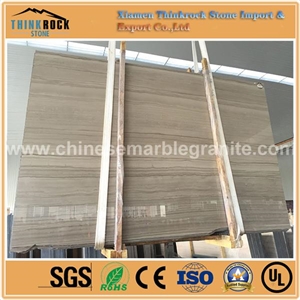 Fine-Grained New Athen Wooden Beige Yellow Marble Wall Covering Tiles