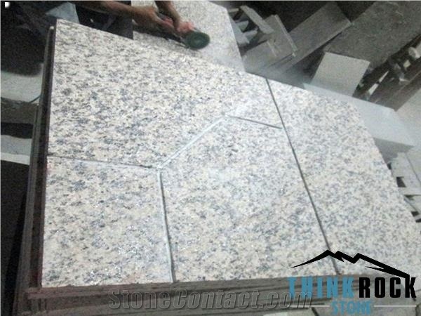 Flamed & Groove Tiger Skin Red Granite Floor Covering Tiles