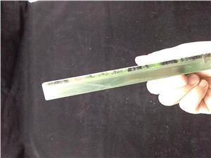 Green Amazonite Gem Stone Glass Compostie Slabs Green Amazonite Stone
