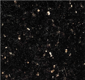 India Black Galaxy Granite Small Slabs Black Granite