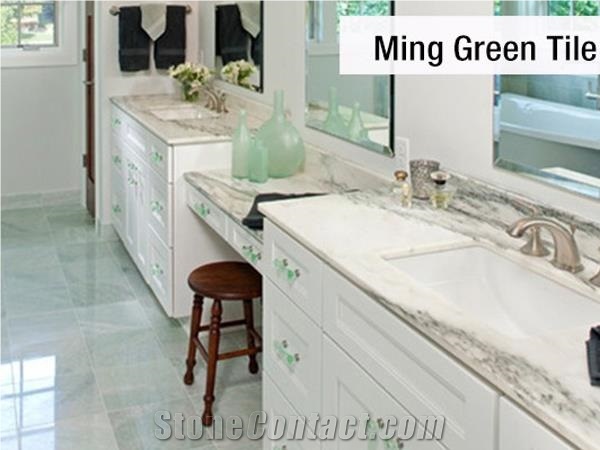 Ming Green Marble for Bathroom Design