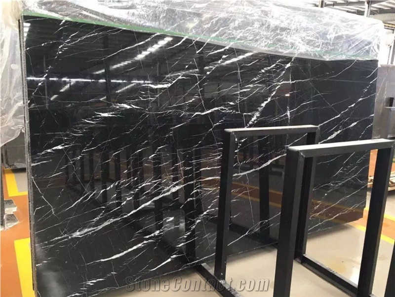 Nero Marquina Marble Tiles/Marble Slabs/Marble Flooring Tiles from ...