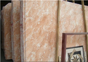Philippines San Miguel Tea Rose Marble Slab Tile Wall Cladding