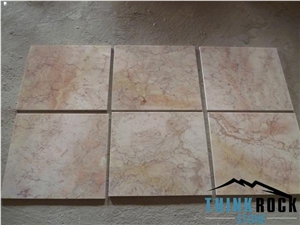 Polished Red Cream Beige Marble Flooring Tiles