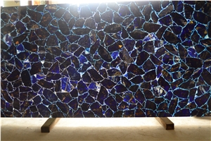 Sodalite Blue Semi-Precious Stone Slabs/Gemstone Slabs/Gem Stone Tiles