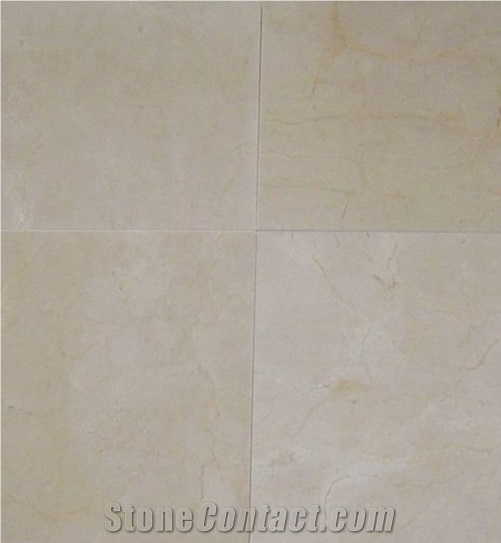 Spain Pinoso Crema Marfil Beige Marble Slab Floor Covering
