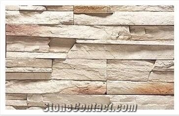 Stacking Stone Traditional Fireplace Surround