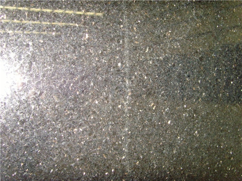 Black Galaxy Granite Tiles for Countertops, Wall and Floor Covering