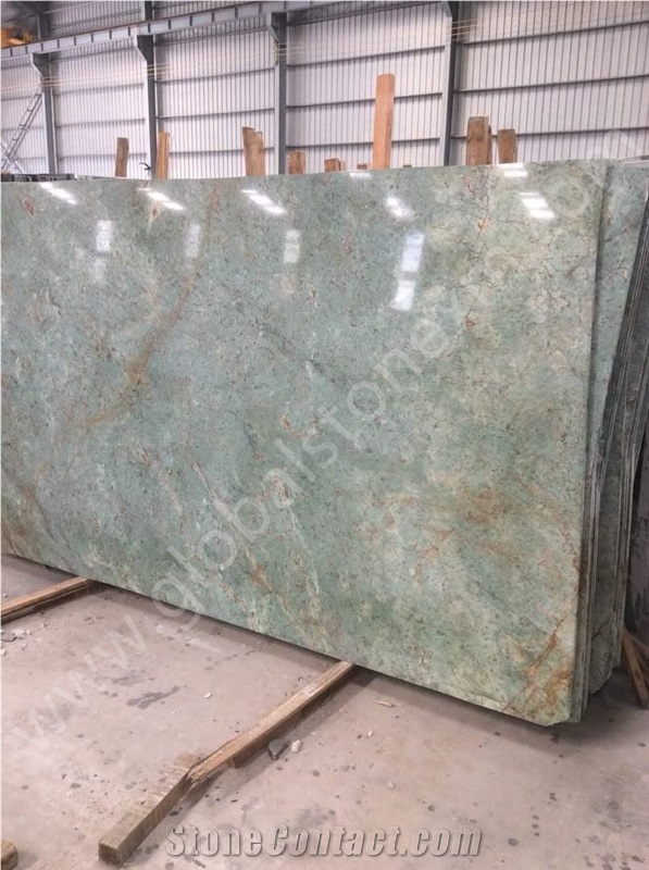 Blue Riff Green Marble Slabs Tiles for Hotel Project and Decoration