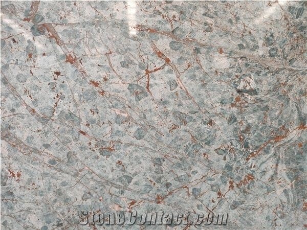 Blue Riff Marble Slabs for Hotel Interior Decorations