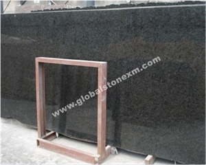 Durability Angola Black Granite Slabs Tiles for Kitchen Countertops