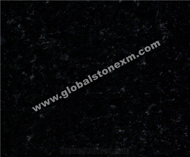 Hot Sale Angola Black Granite Slabs Tiles Interior Exterior Decoration