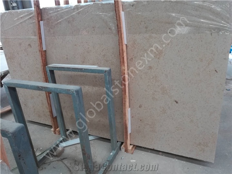 Low Price Jura Beige Limestone Slabs Tiles for Counter Top