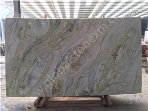 Magic Seaweed Marble Blue Marble for Wall Covering/Tv Set Cladding