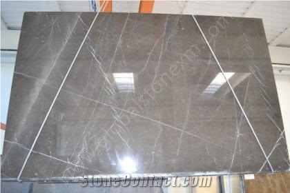 Pietra Grey Marble with White Venis Slabs Tiles for Hotel Project
