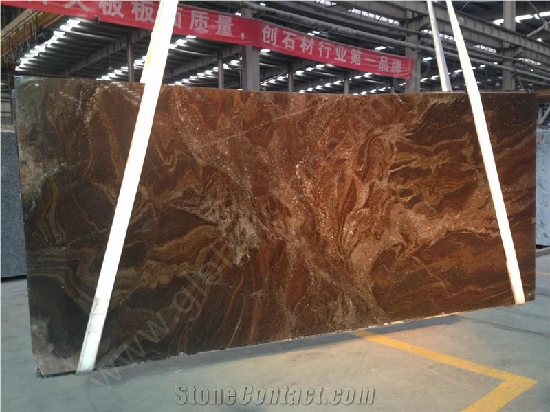 Quicksand Brown Granite Tiles for Wall Covering and Countertops