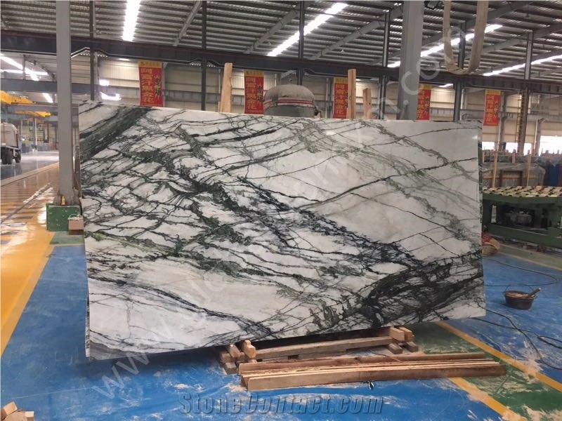 Residential Commercial Projects China Lilac White Clivia Marble Slabs