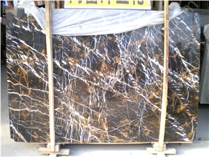 Residential/Commercial Projects Royal Portoro Black with Gold Veins