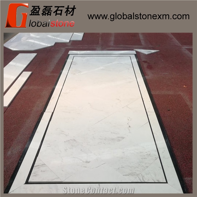 Volakas White Marble, Elegant Marble Slabs for Hotel Decorations