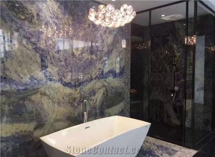 Royal Sodalite Bathroom Design