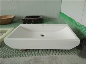 Black and White Bathroom Basins,Marble Stone Basins,Vessel Sinks