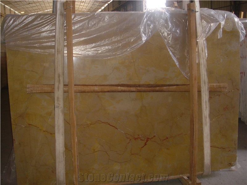 Poly Yellow Marble, Yellow Marble Slabs,Gold Marble Tiles,Strip,Slabs